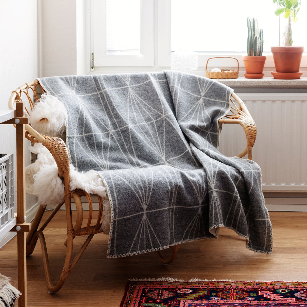 Lapuan Kankurit Kehra Grey Wool Blanket