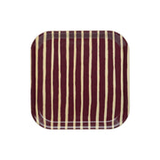 Marimekko Piccolo Dark Red / Sand Square Serving Tray