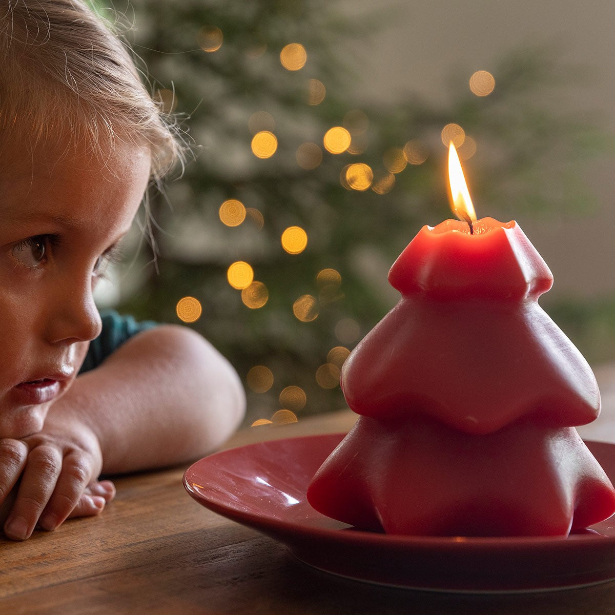 Pentik Kuusipuu Red Candle