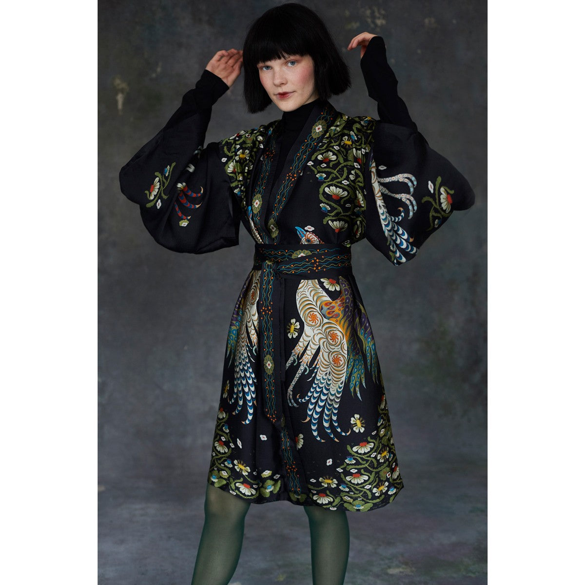 Klaus Haapaniemi Firebird Silk Kimono