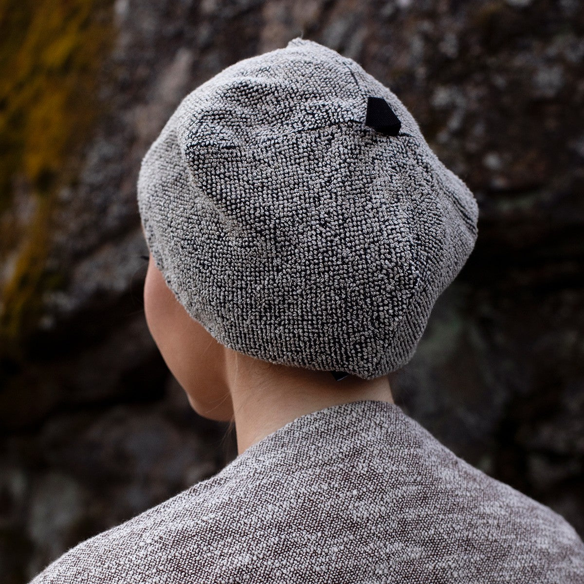 Lapuan Kankurit Kivi Black / Beige Sauna Hat
