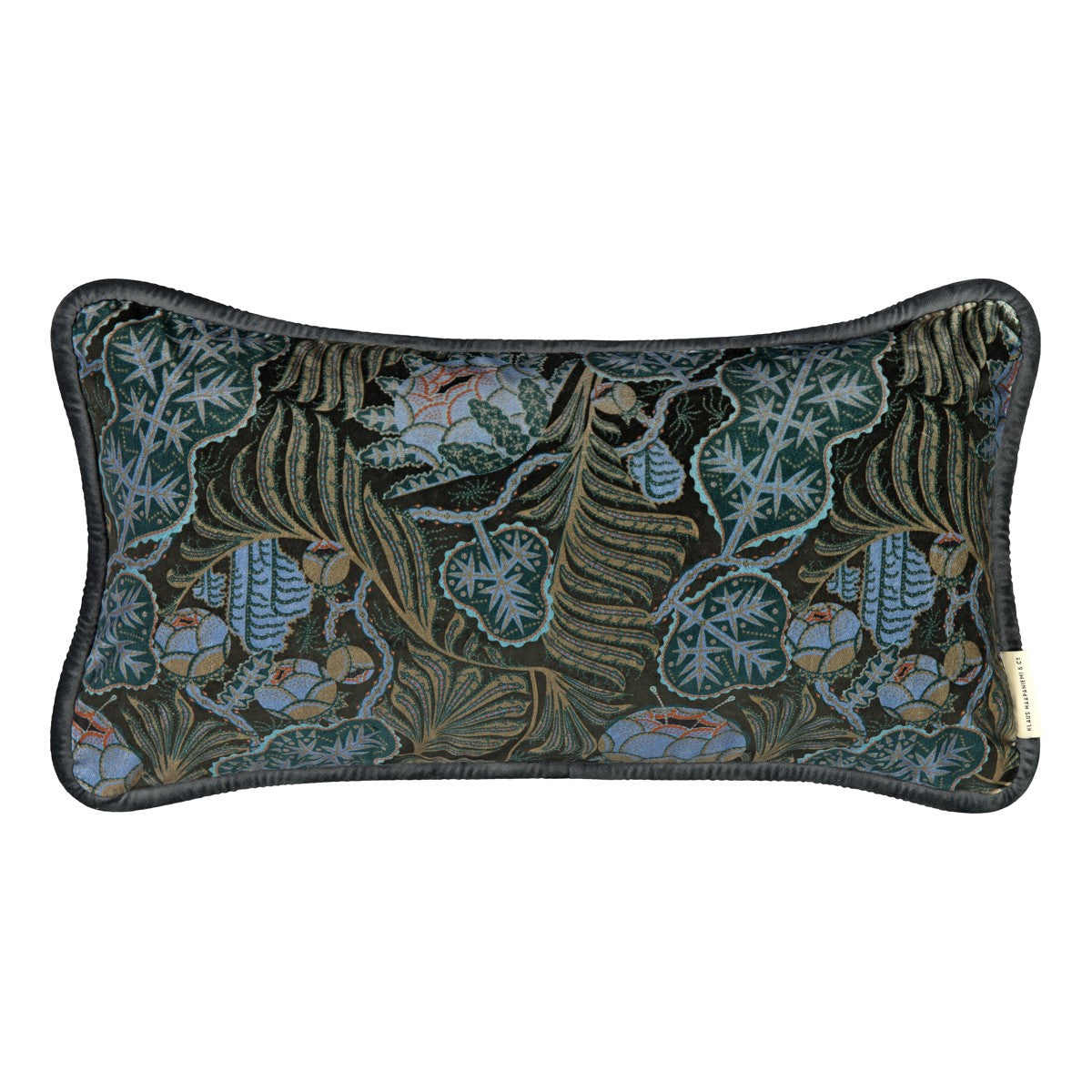 Klaus Haapaniemi Iceflower Moss Green Velvet Lounge Pillow
