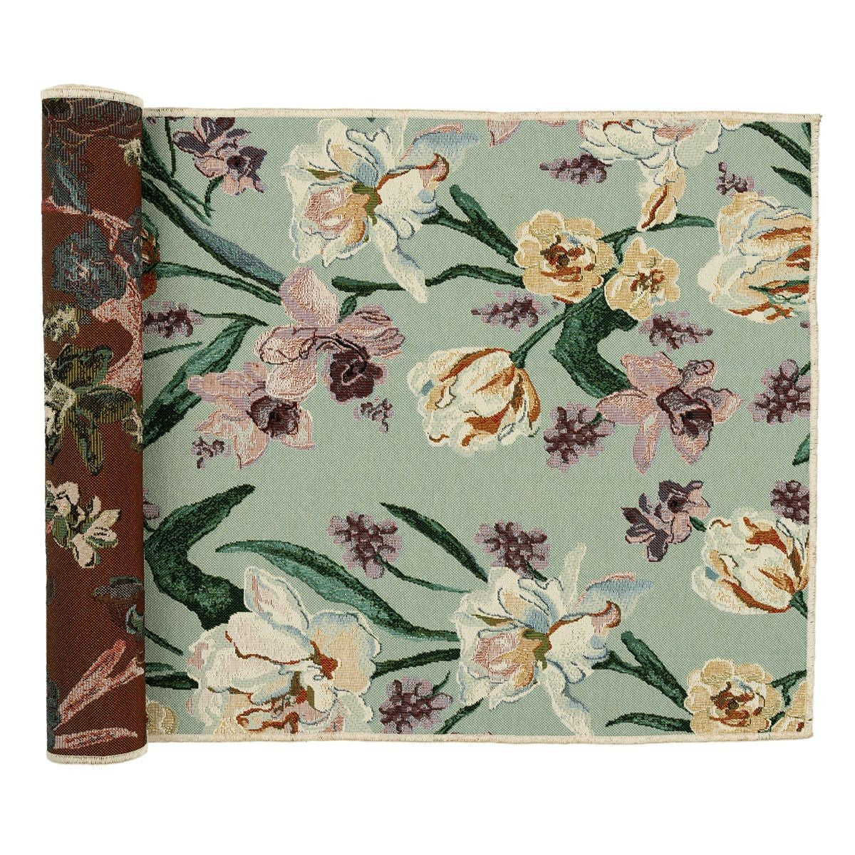 Pentik Helmililja Light Green / Orange / Purple Table Runner
