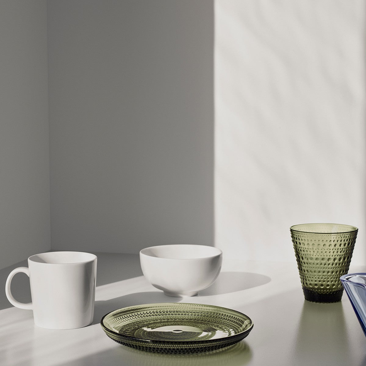 iittala Kastehelmi Pine Green Tumblers - Set of 2