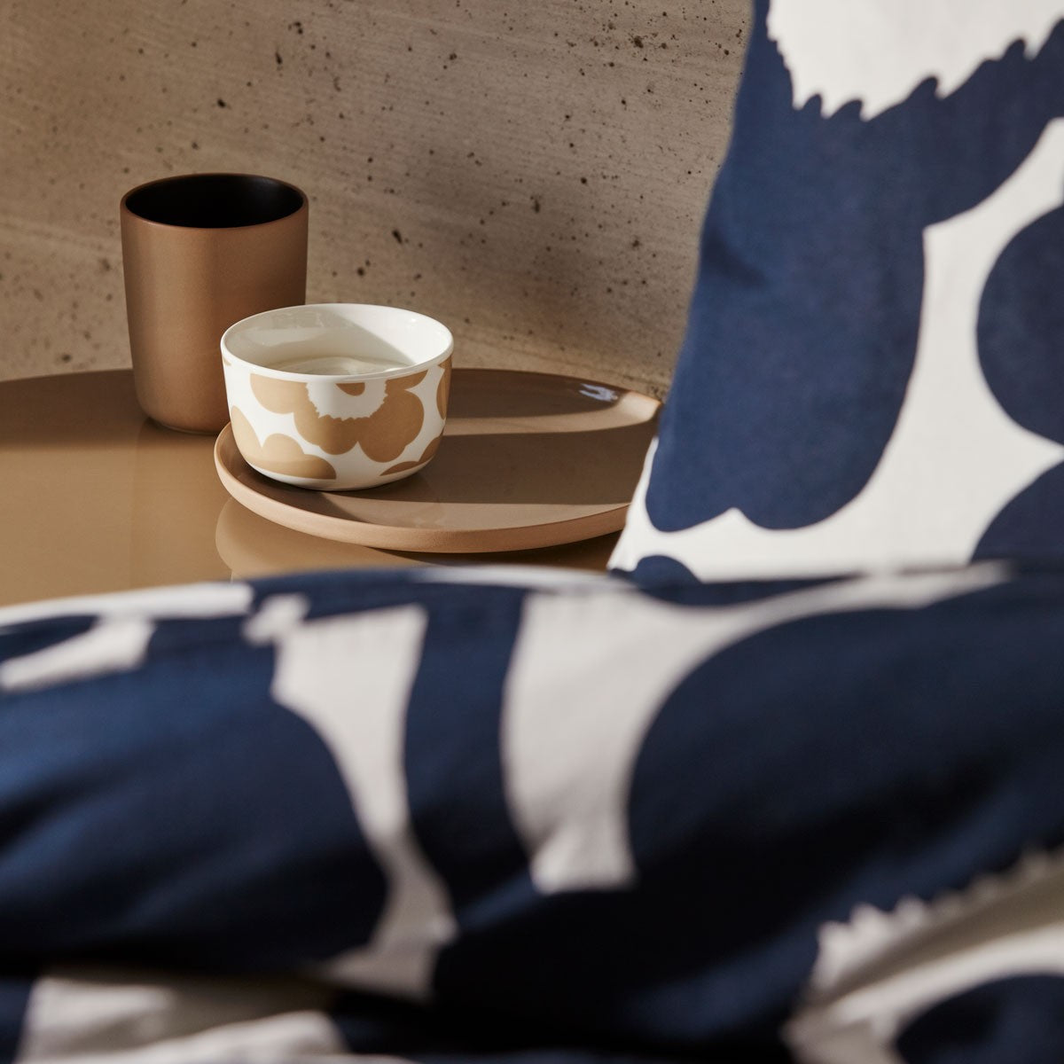 Marimekko Unikko White / Beige Dessert Bowl