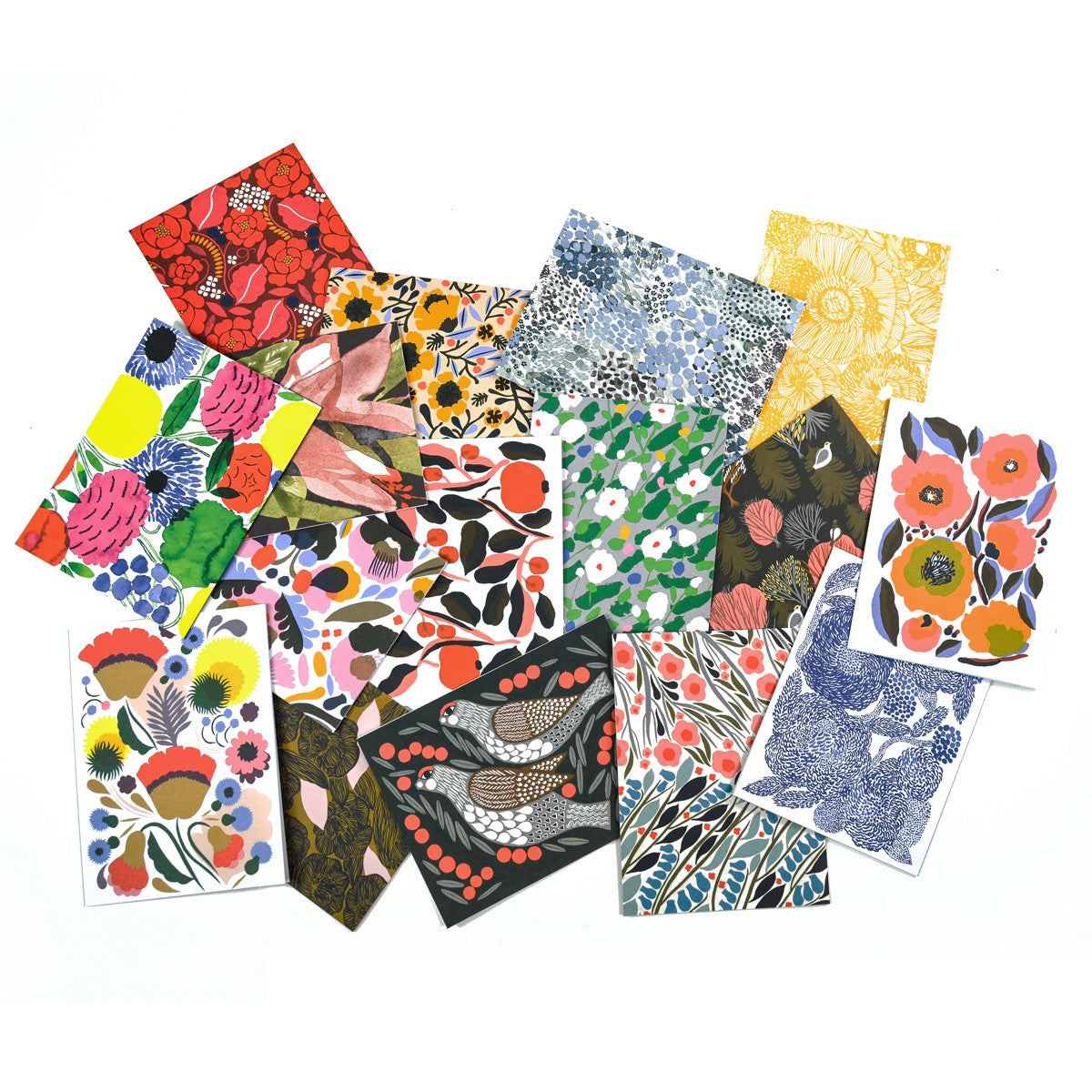 Marimekko Kukka Assorted Cards & Envelopes - Gift Box of 16
