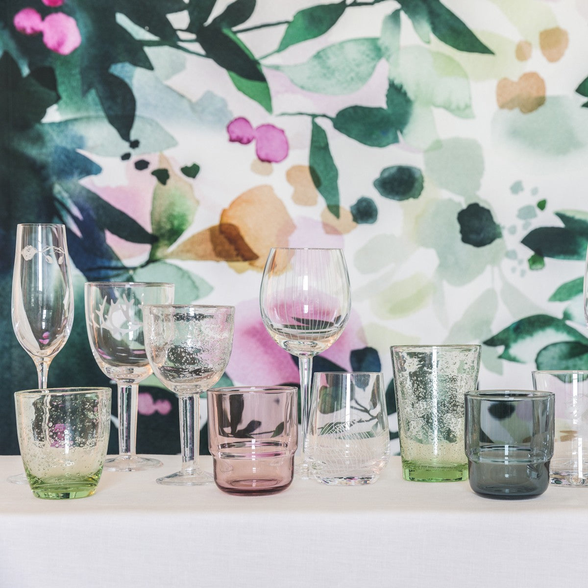 Pentik Linda Clear Wine Glass
