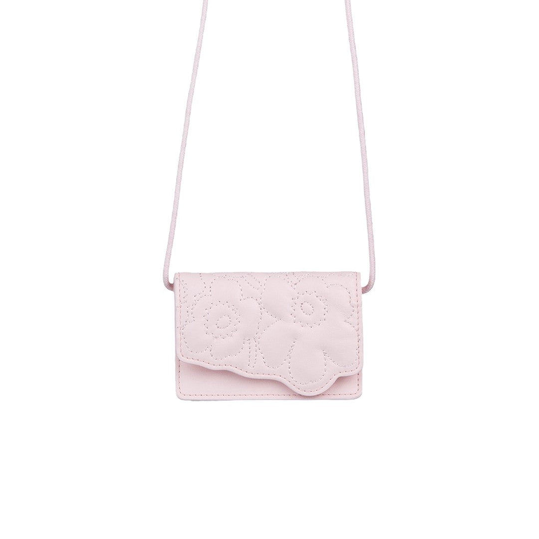 Marimekko Unikko Light Pink Small Leather Belt Bag