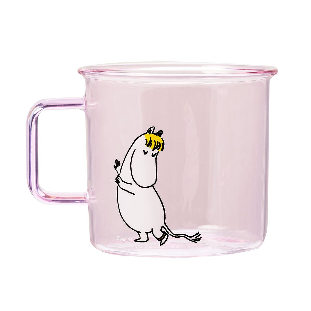Muurla Moomin Snorkmaiden Pink Glass Mug