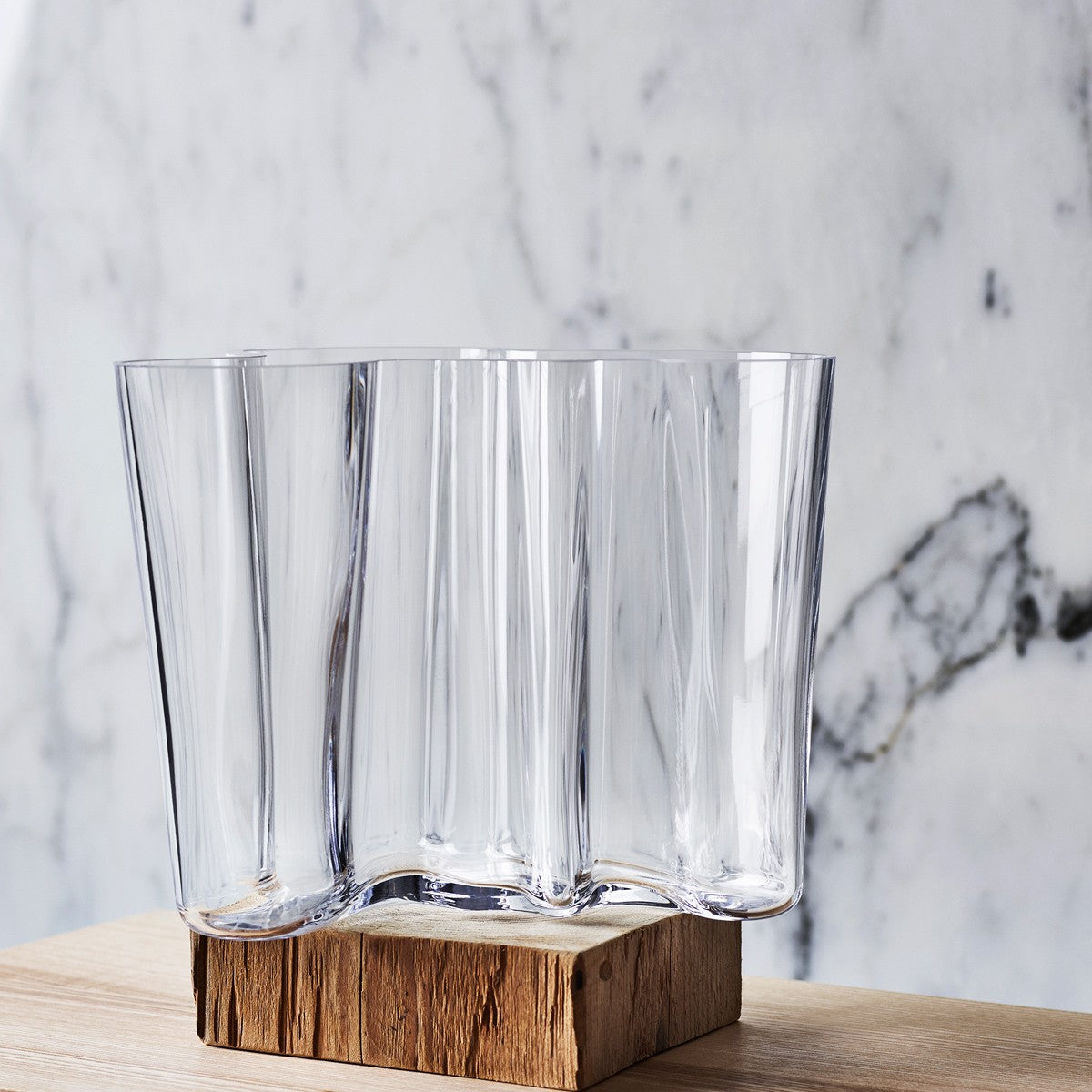 iittala Aalto Clear Vase - 6-1/4"