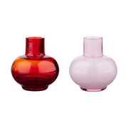 Marimekko Light Pink / Red Mini Vase Set