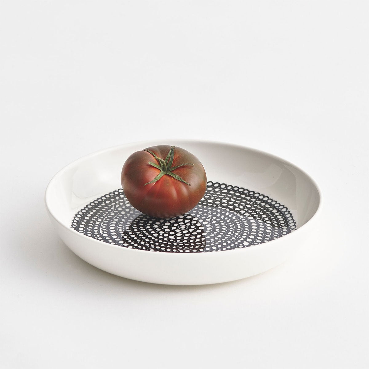Marimekko Rasymatto White / Black Pasta Bowl