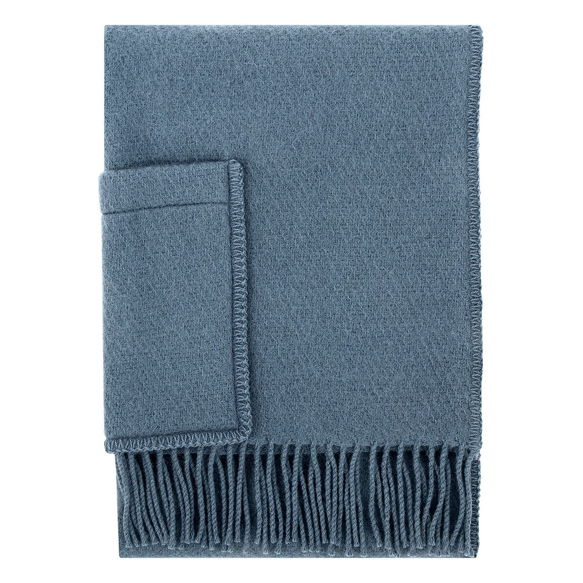 Lapuan Kankurit Uni Rainy Blue Wool Pocket Shawl