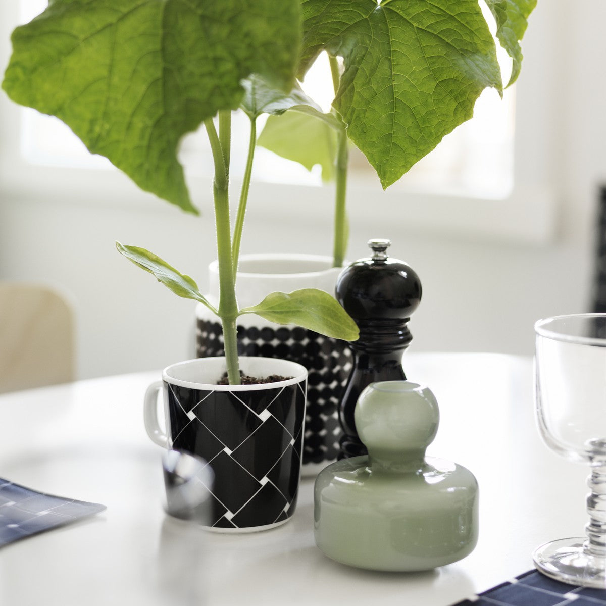 Marimekko Green Flower Vase