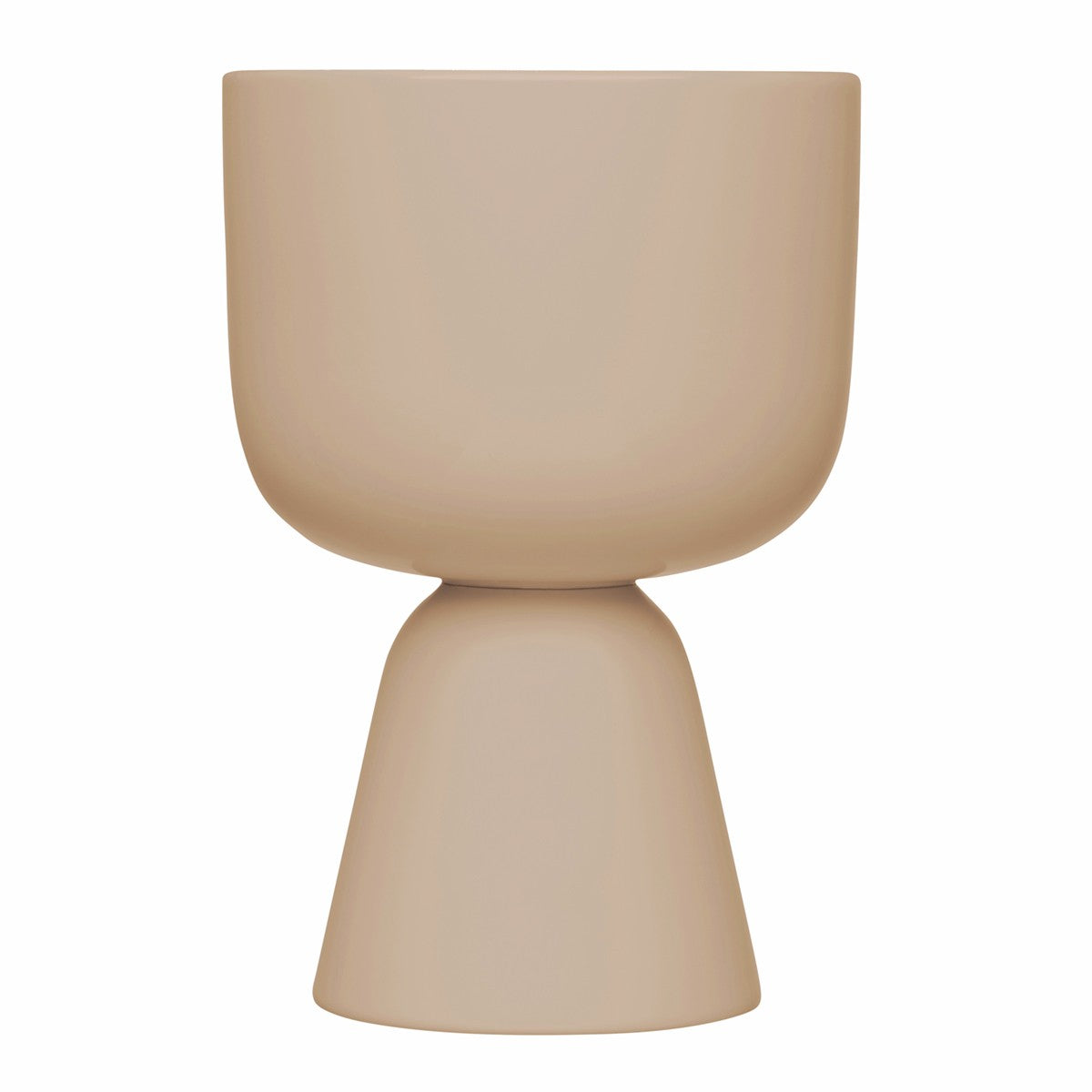iittala Nappula Beige Short Plant Pot