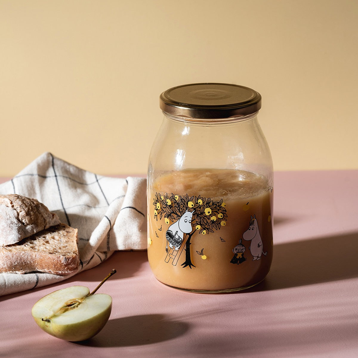 Muurla Moomin Apples Large Glass Jar
