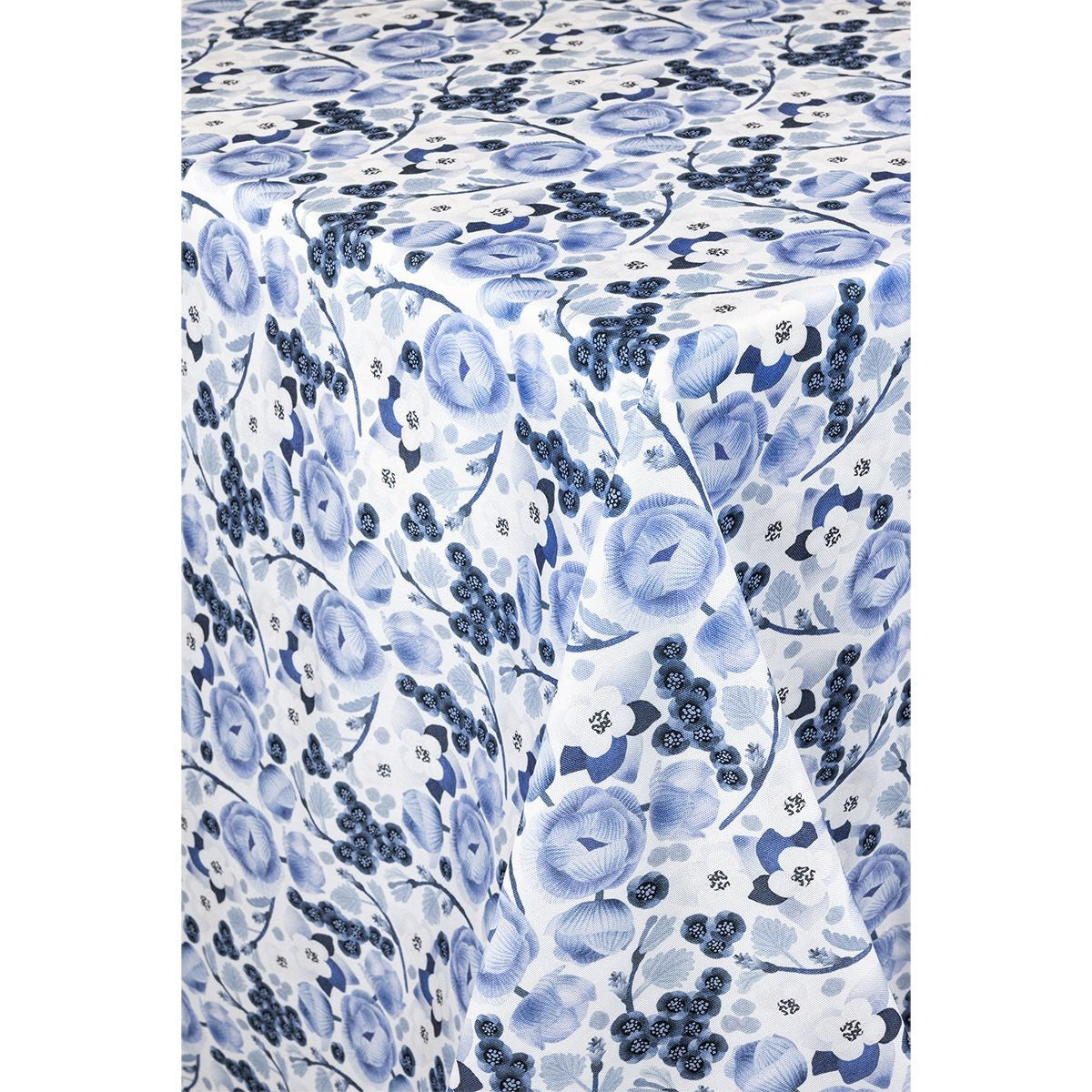 Pentik Lapin Kukka White / Blue Tablecloth