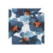 Marimekko Valssi Blue / Orange Cocktail Napkin