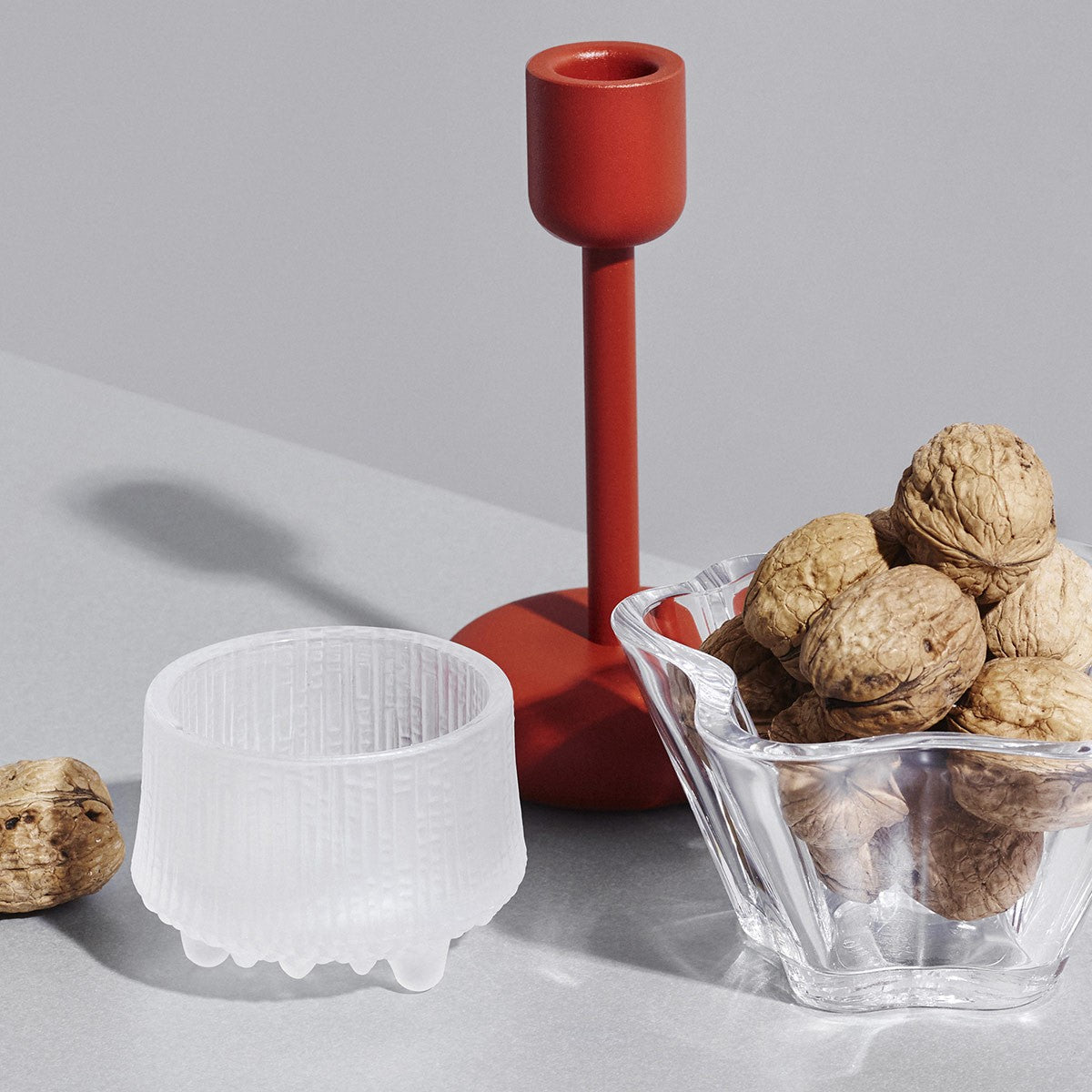 iittala Ultima Thule Matte Frosted Candle Holder