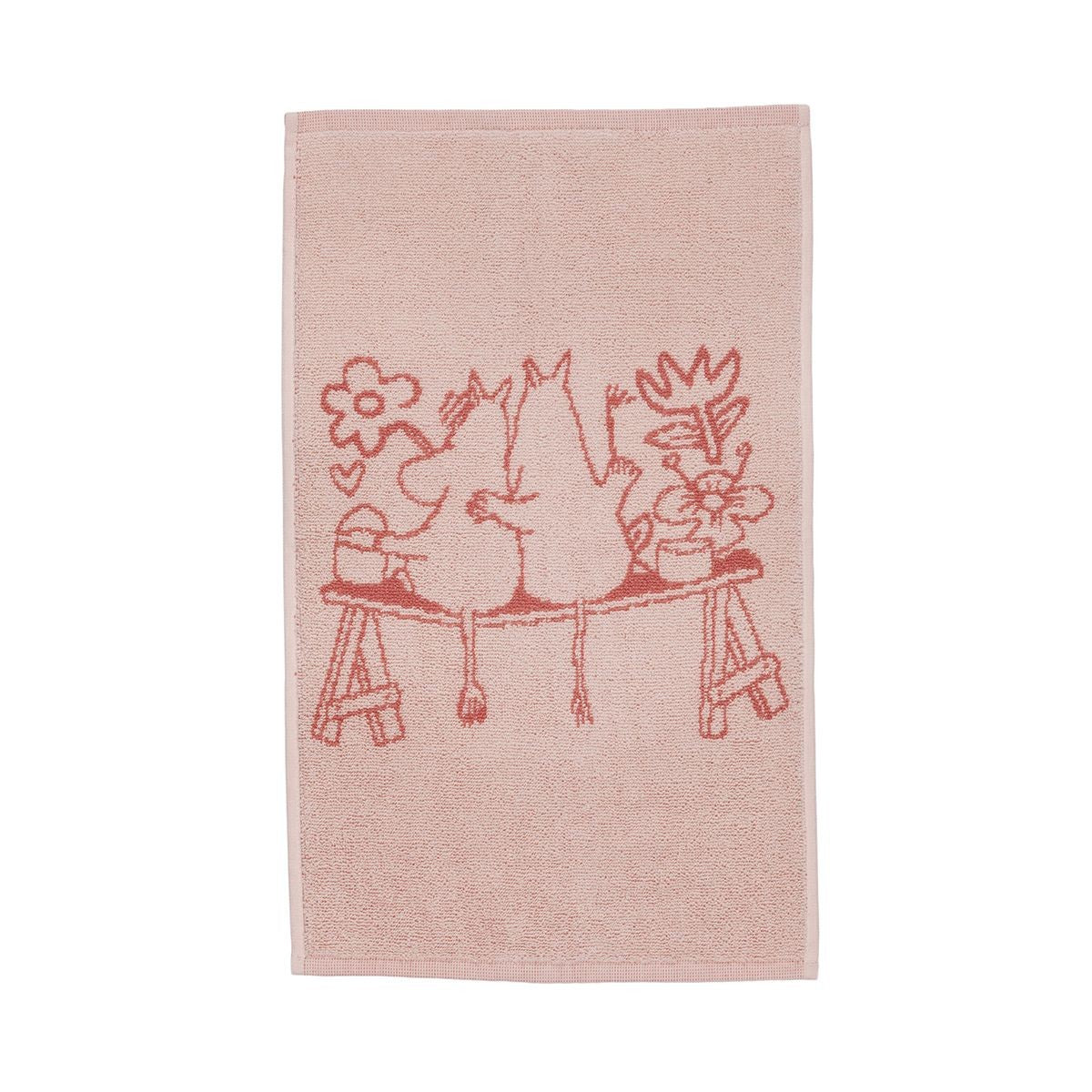 Arabia Moomin Love Pink Guest Towel