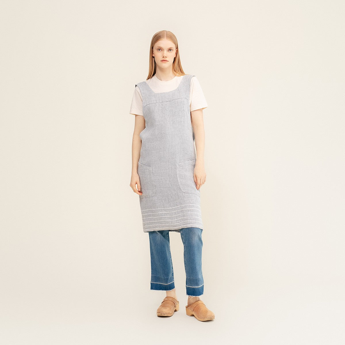 Lapuan Kankurit Kaste Grey Pinny Apron