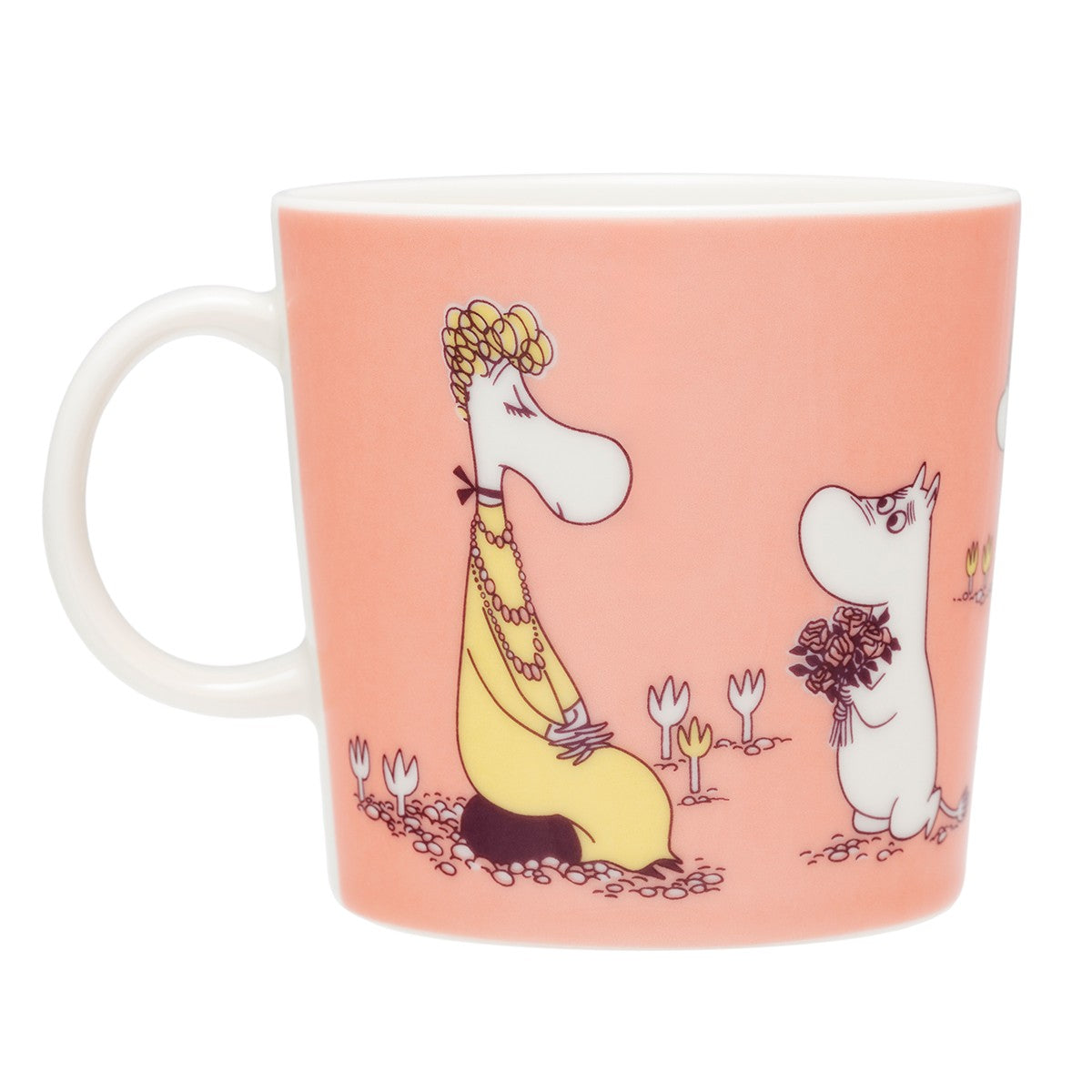 Arabia Moomin ABC Salmon Pink Mug - U