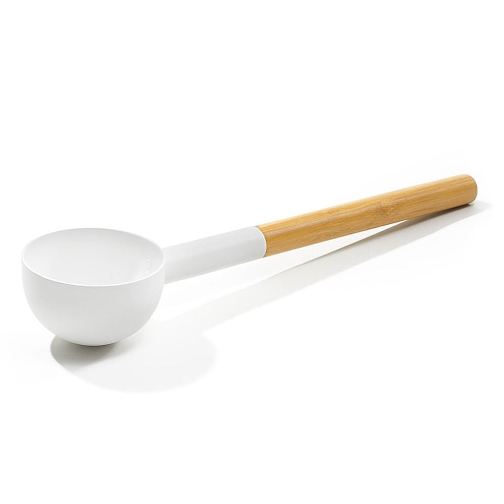 Kolo White Aluminum / Bamboo Sauna Ladle