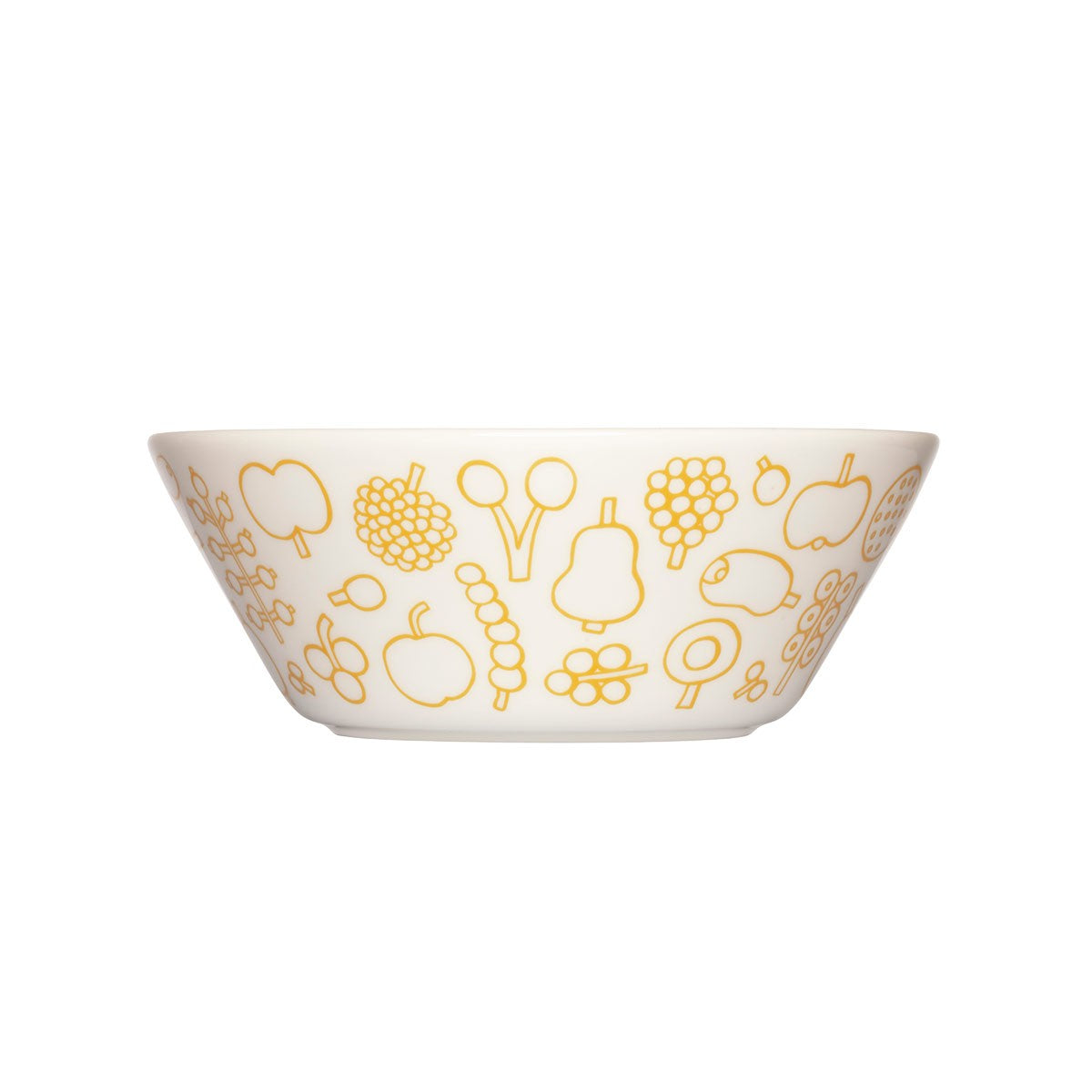 iittala Toikka Frutta White / Yellow Bowl