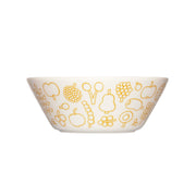iittala Toikka Frutta White / Yellow Bowl