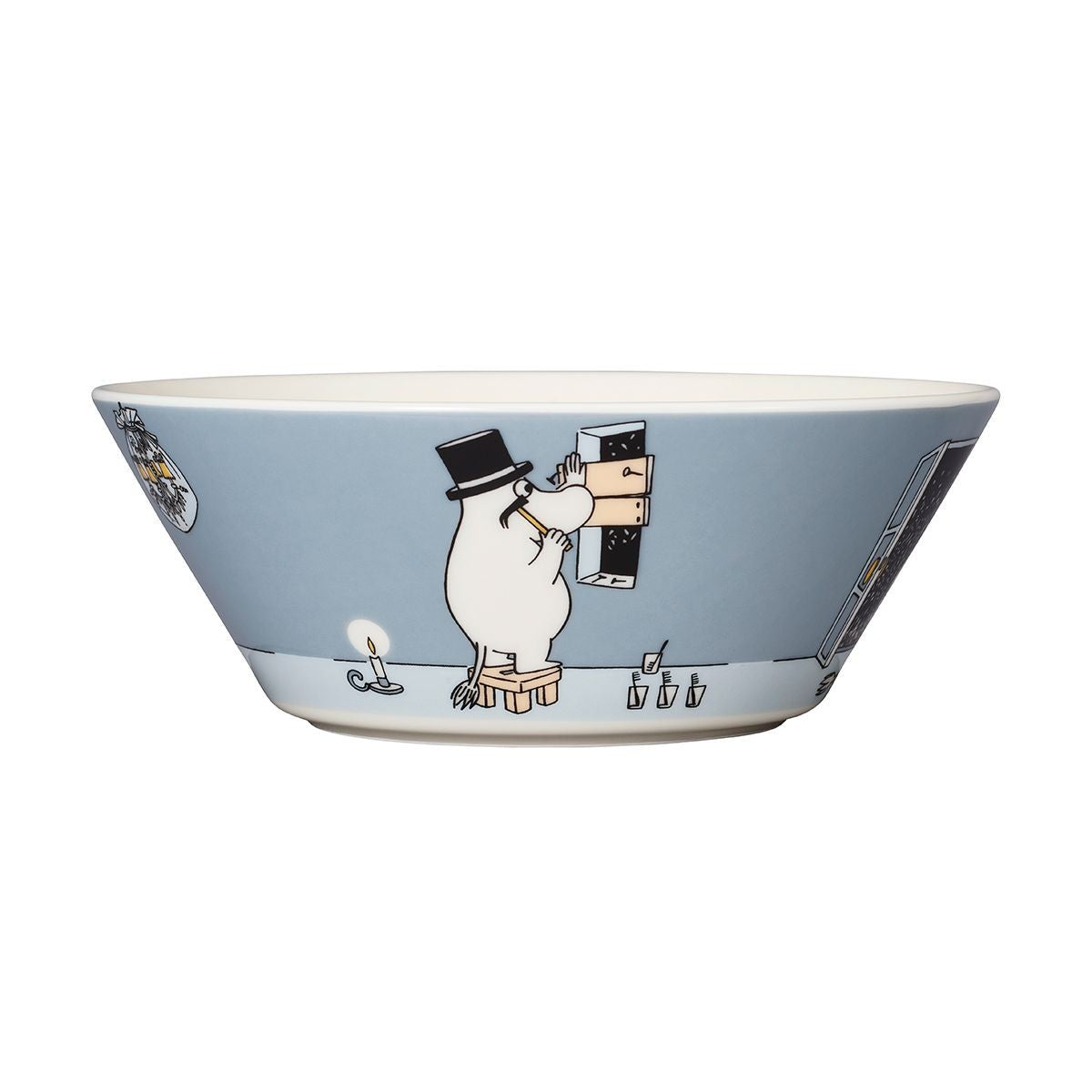 Arabia Moomin Moominpappa Grey Bowl