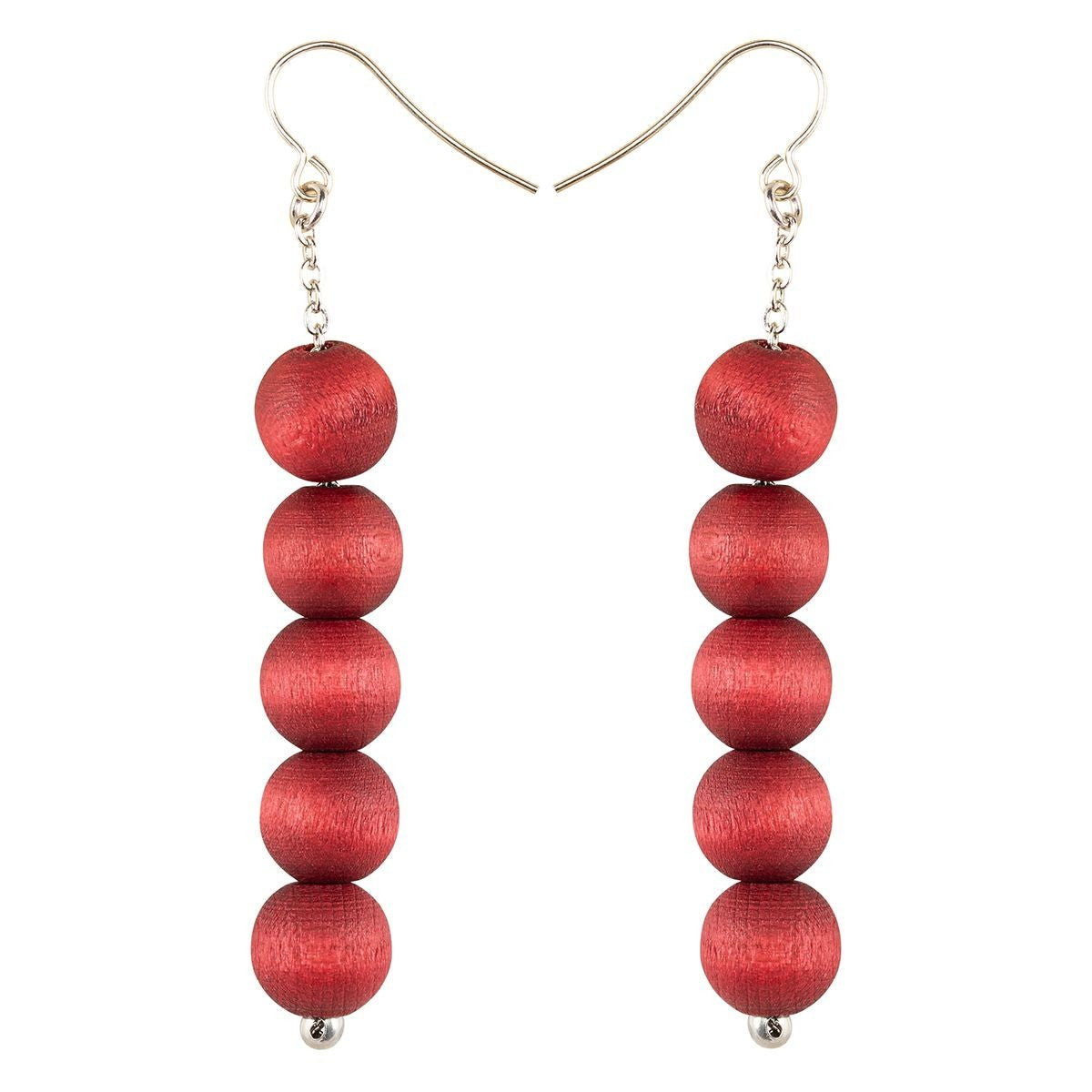 aarikka Sara Wine Red Earrings