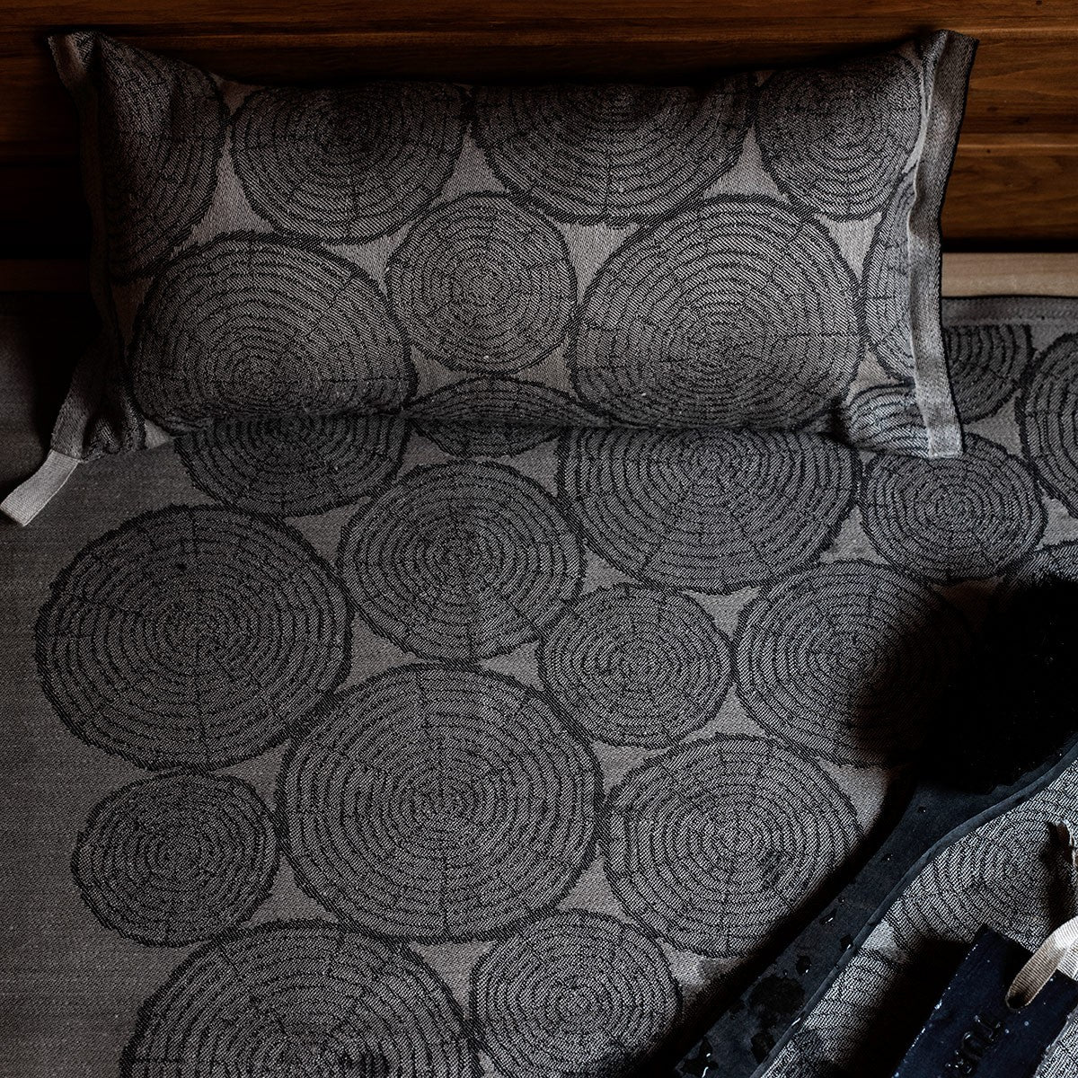 Lapuan Kankurit Motti Taupe / Black Sauna Seat Cover