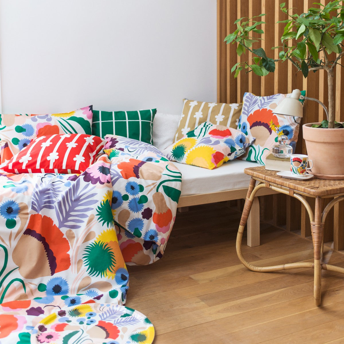 Marimekko Ojakellukka King Duvet Cover Set