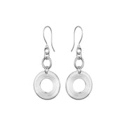 Kalevala Kosmos Silver Hook Earrings