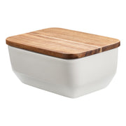 Pentik Kallio White Butter Tray w/Cover