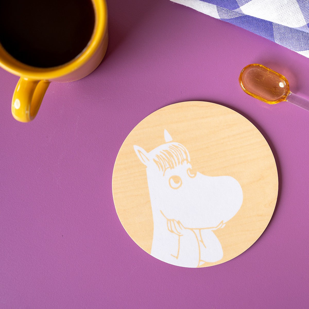 Muurla Moomin Multicolor Coasters - Pack of 4