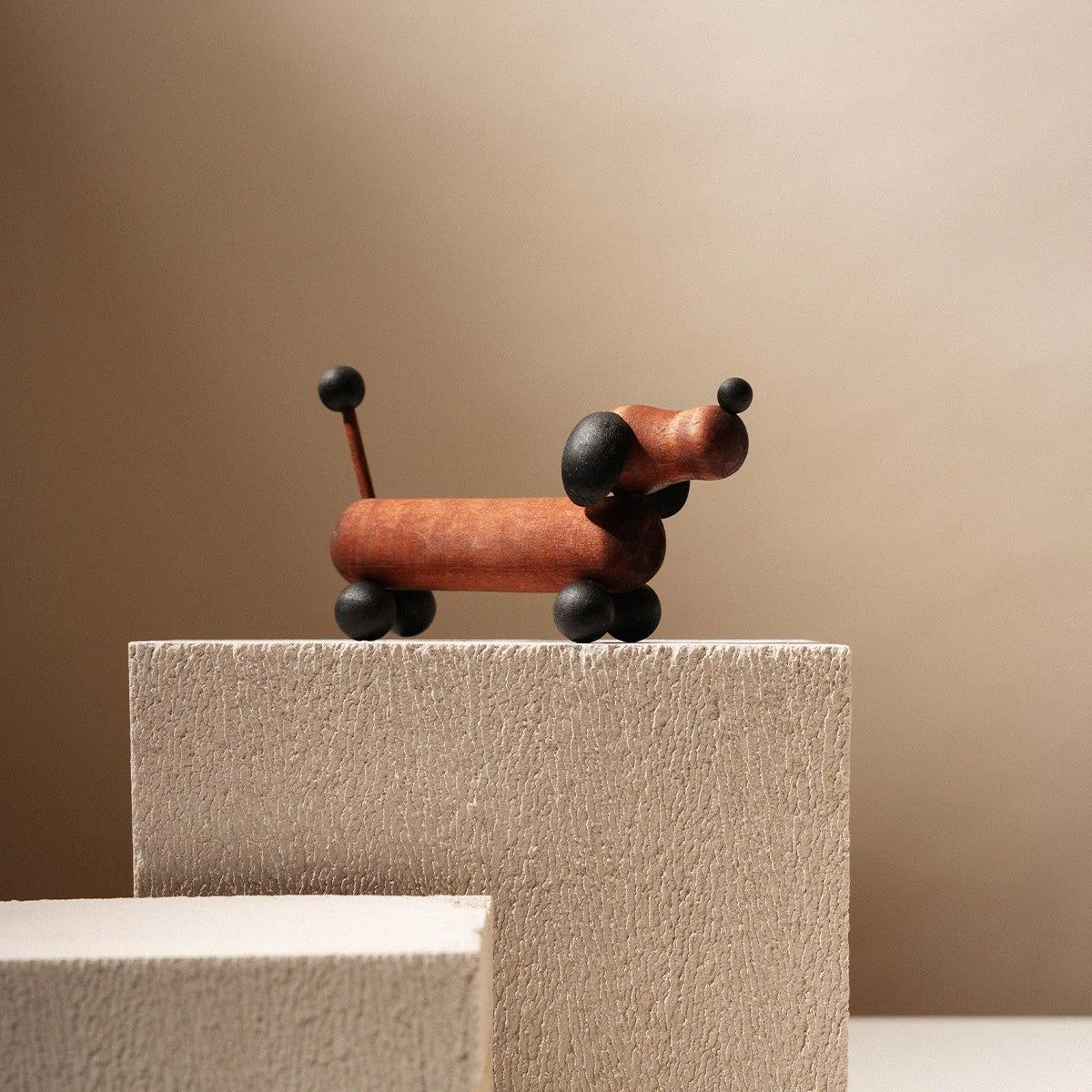 aarikka Dachshund Small Wooden Figure