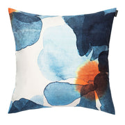 Marimekko Valssi White / Blue / Orange Throw Pillow
