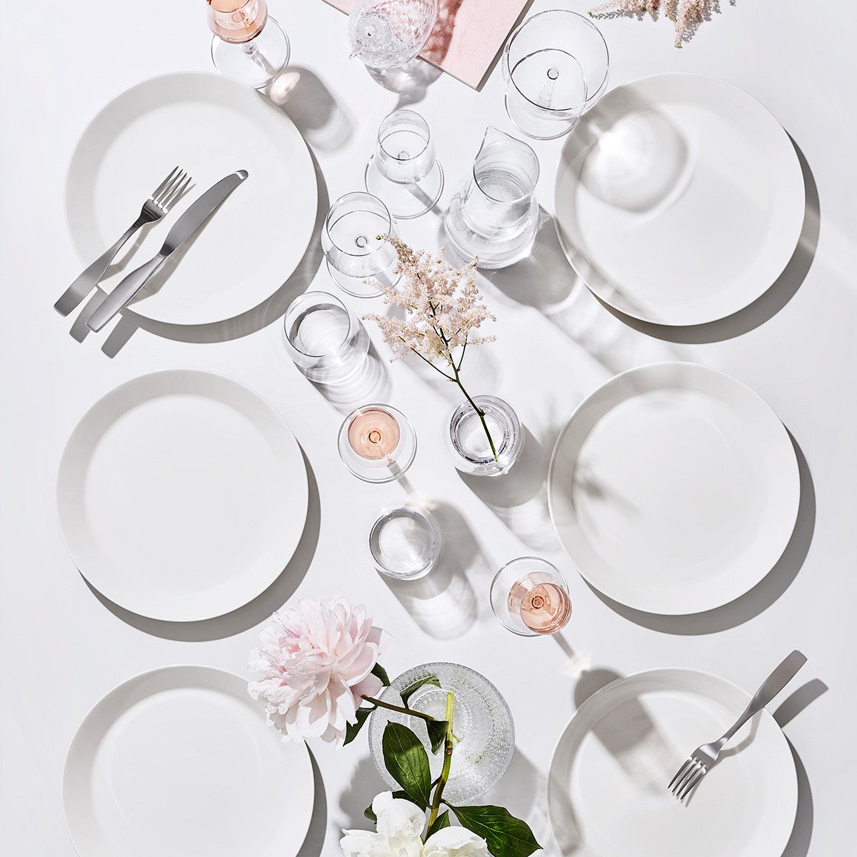 iittala Teema White Dinner Plates - Boxed Set of 4