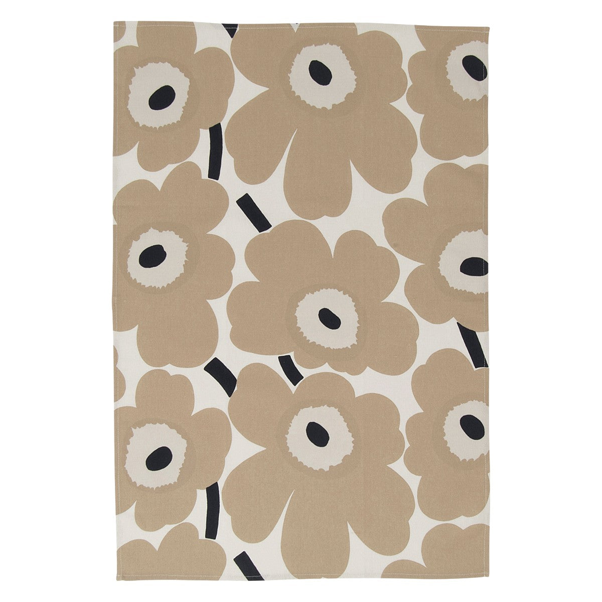 Marimekko Unikko Beige Tea Towels - Set of 2
