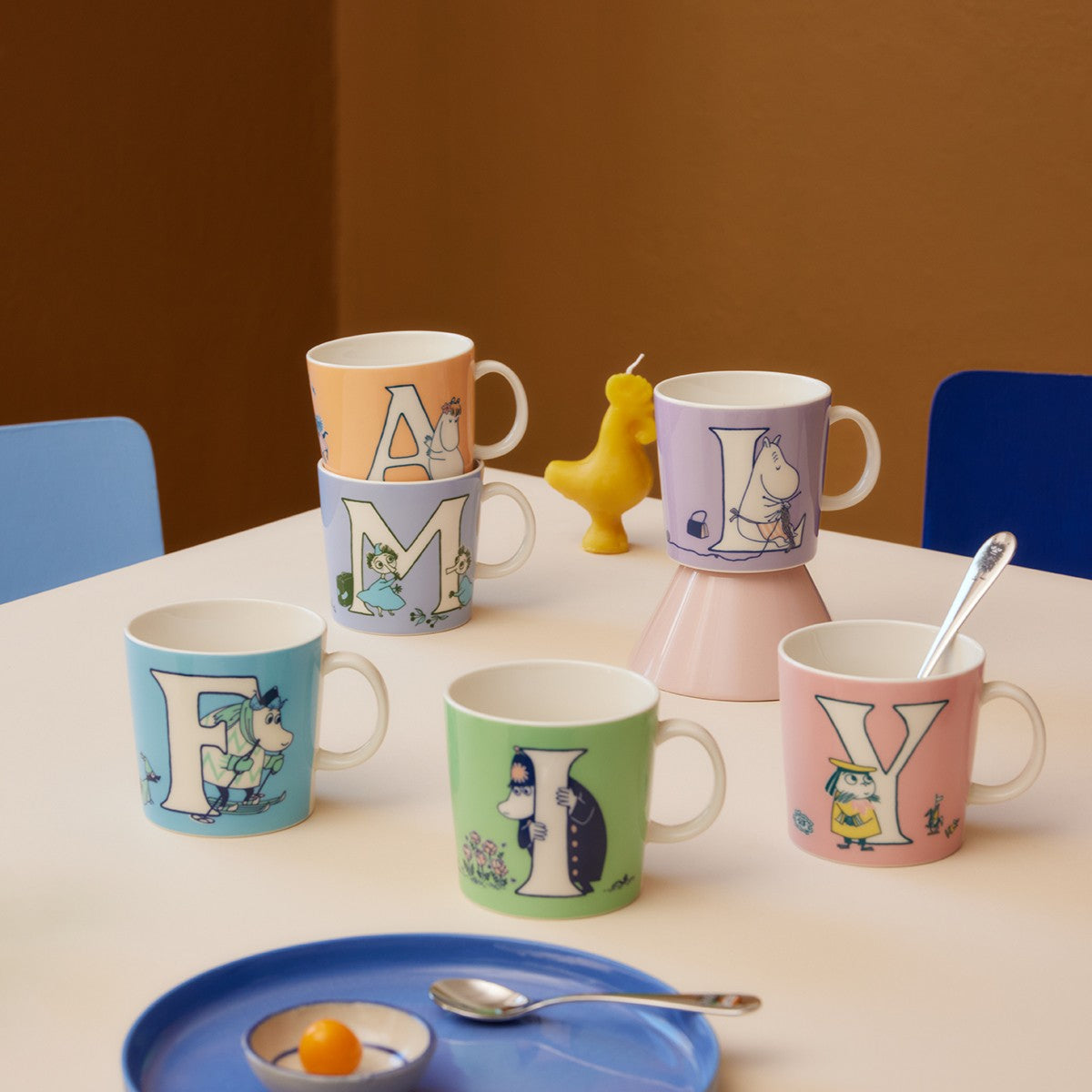 Arabia Moomin ABC Green Mug - I
