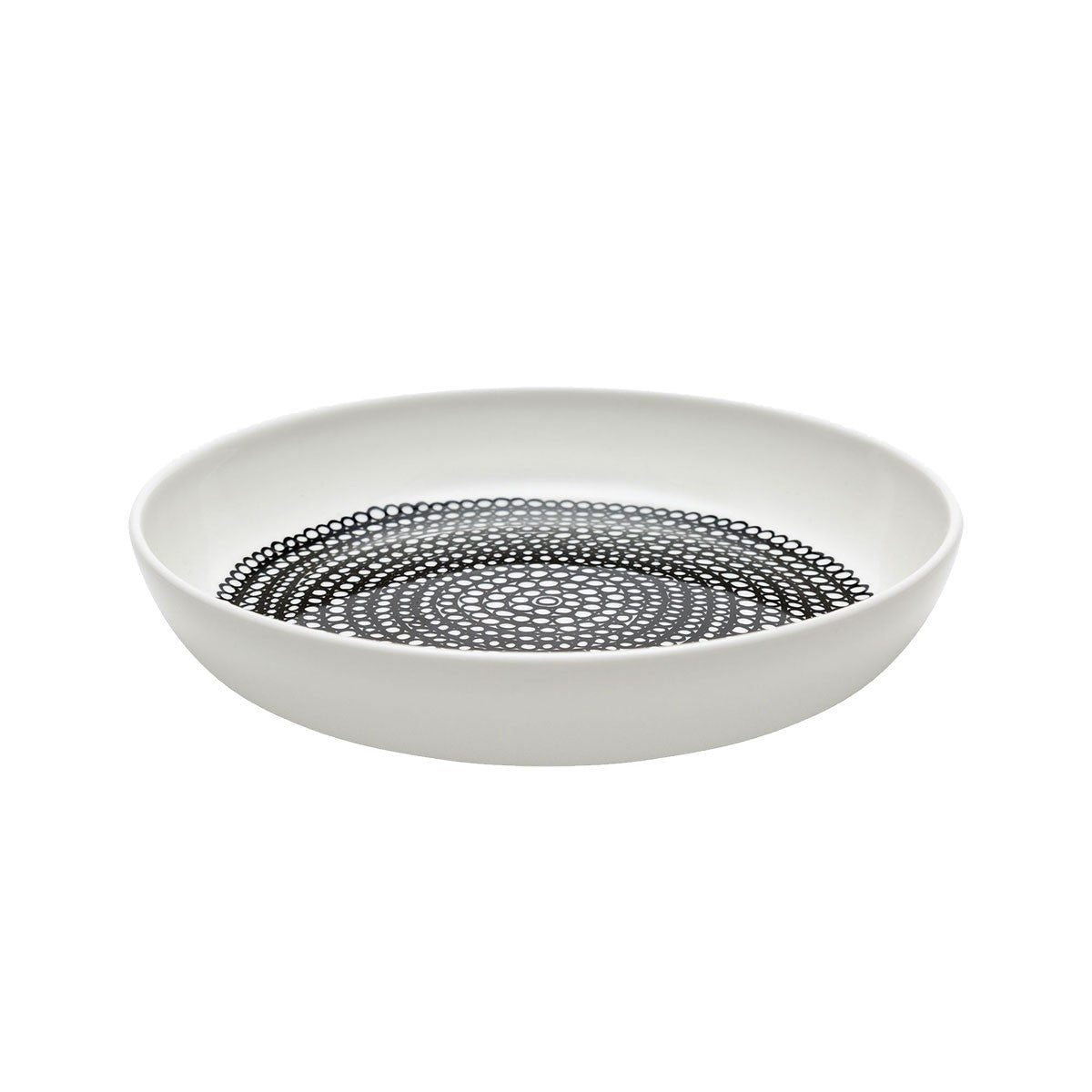 Marimekko Rasymatto White / Black Pasta Bowl