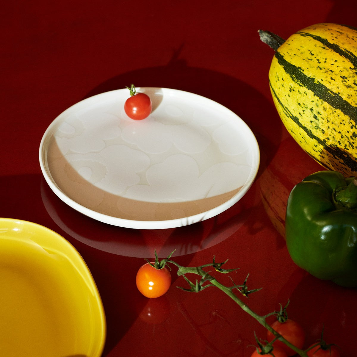 Marimekko Unikko White / Off White Salad Plate