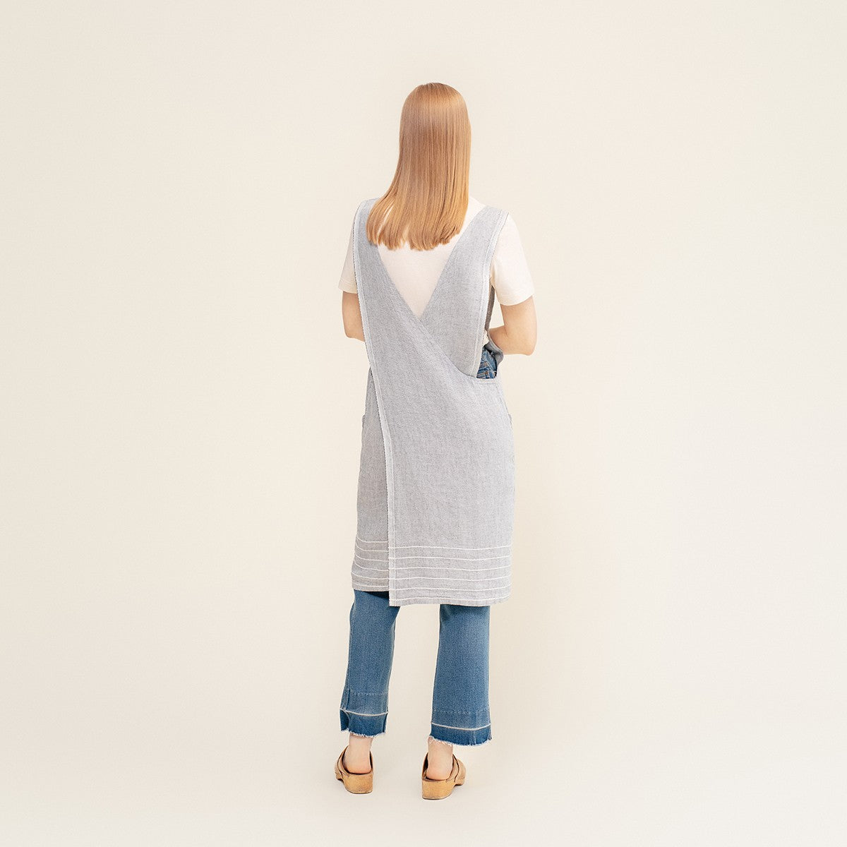 Lapuan Kankurit Kaste Grey Pinny Apron