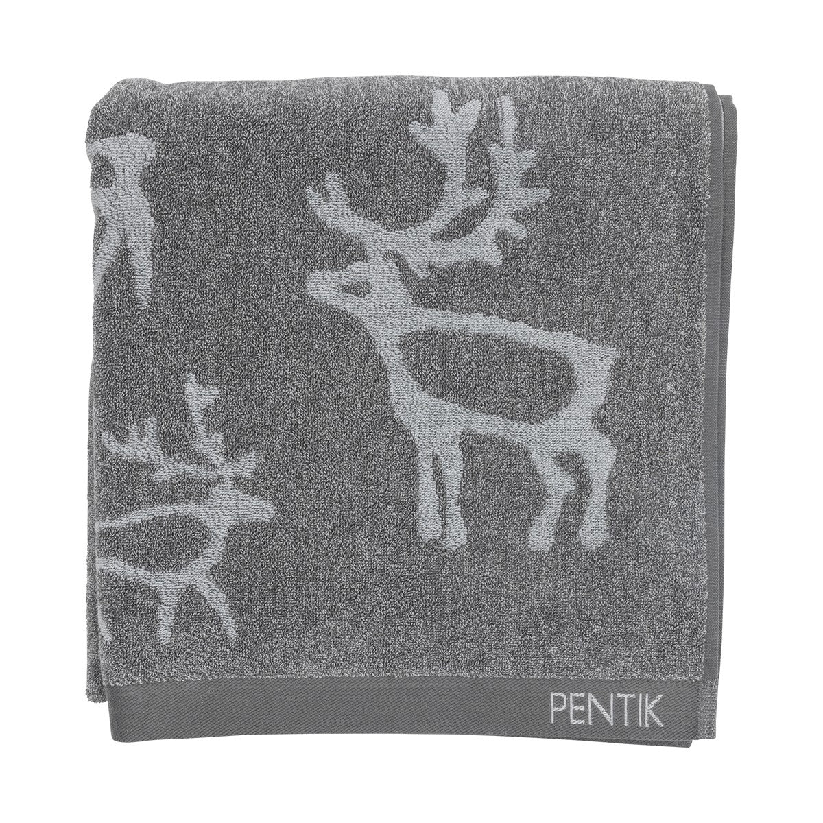 Pentik Saaga Grey Bath Towel