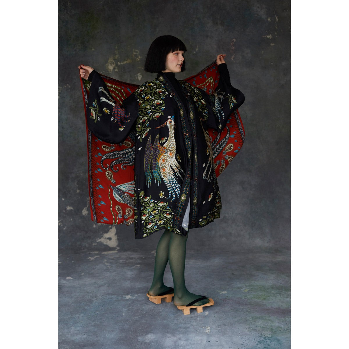 Klaus Haapaniemi Firebird Silk Kimono