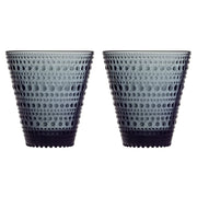 iittala Kastehelmi Dark Grey Tumblers - Set of 2
