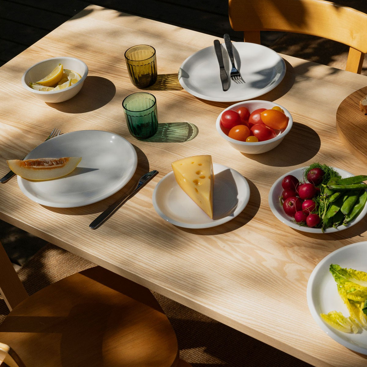 iittala Raami White Oval Serving Bowl
