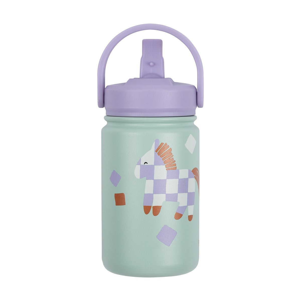 Pentik Heppa Turquoise / Purple Children's Water Bottle