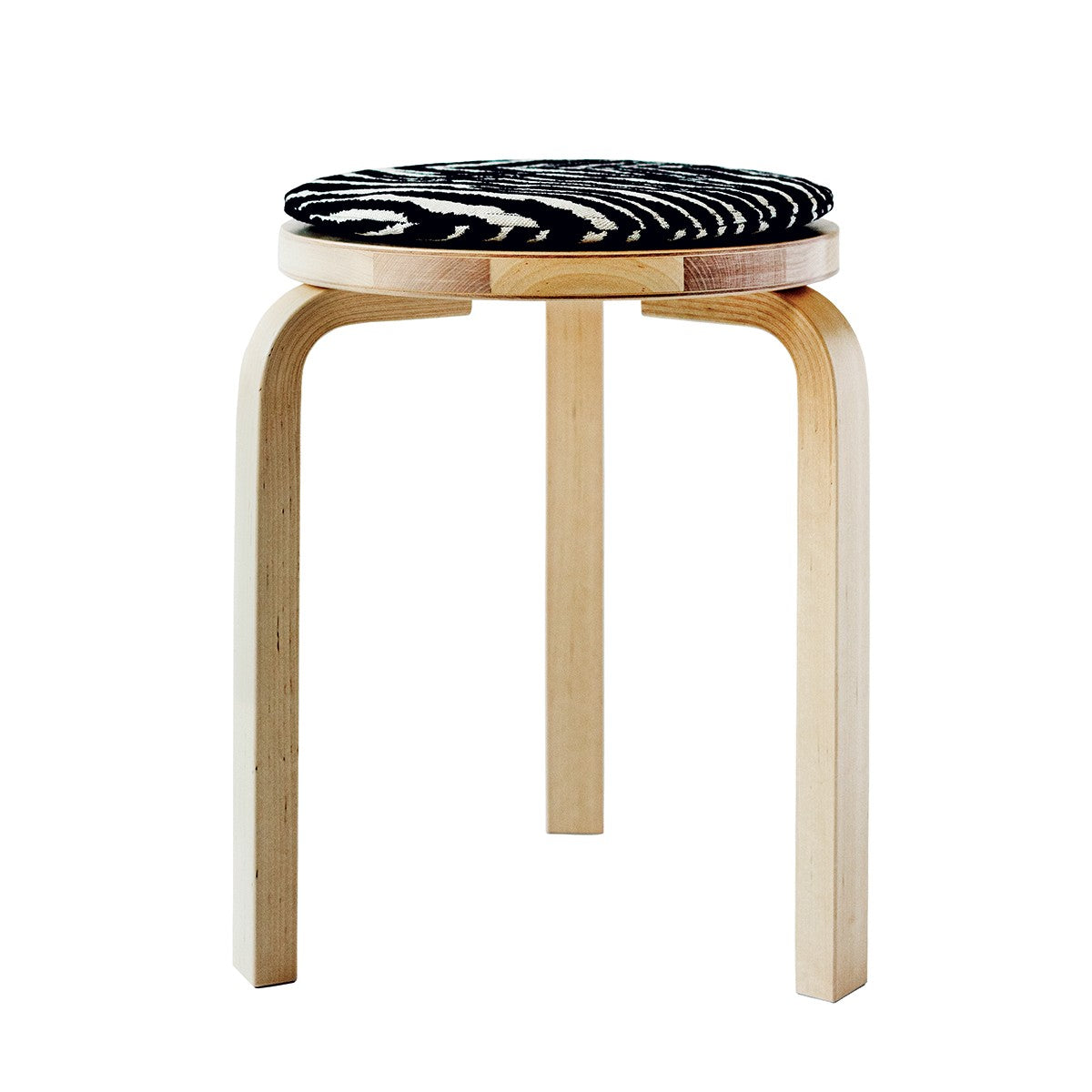 Artek Zebra Black / Off White Seat Cushion